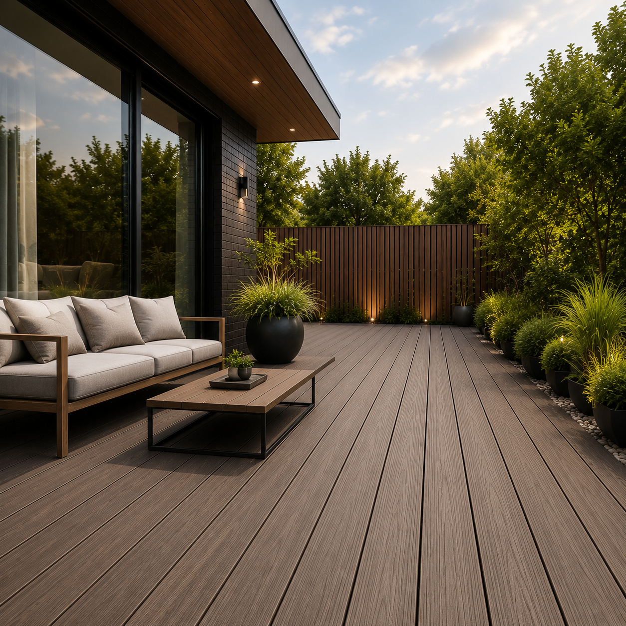 Exterior WPC wall cladding
